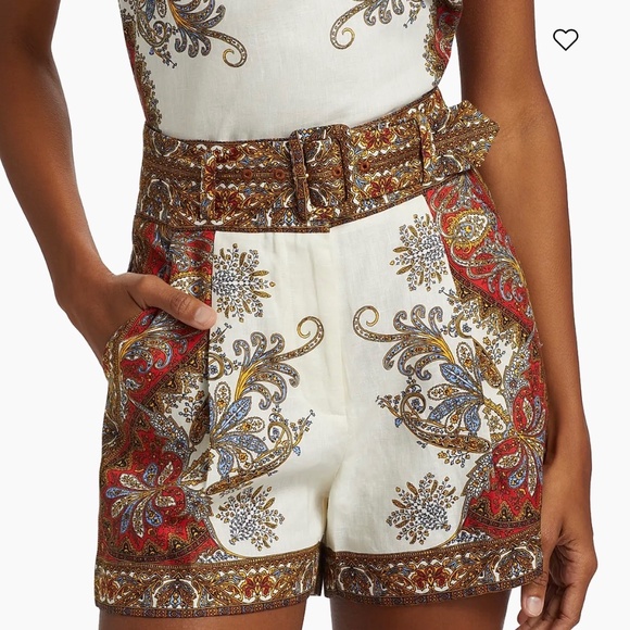 Veronica Beard Linen Shorts - Picture 2 of 4